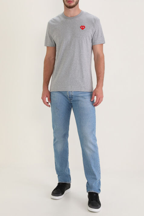 חולצת סלים טי עם לוגו לב COMME DES GARCONS